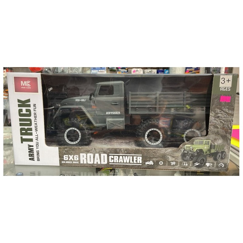 Camioneta 6×6 Road Crawler RC verde