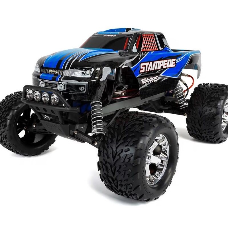 TRAXXAS Stampede Monster Truck 2WD Con Sistema De Radio y Luces LED