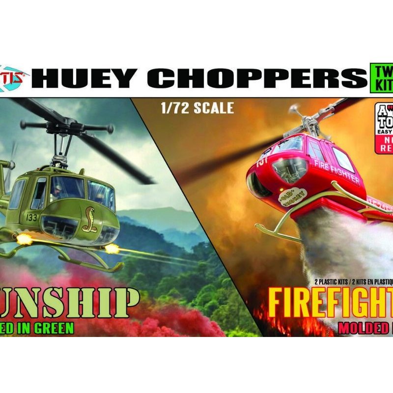 Atlantis Huey Choppers 2 en 1 kit de modelo de plastico