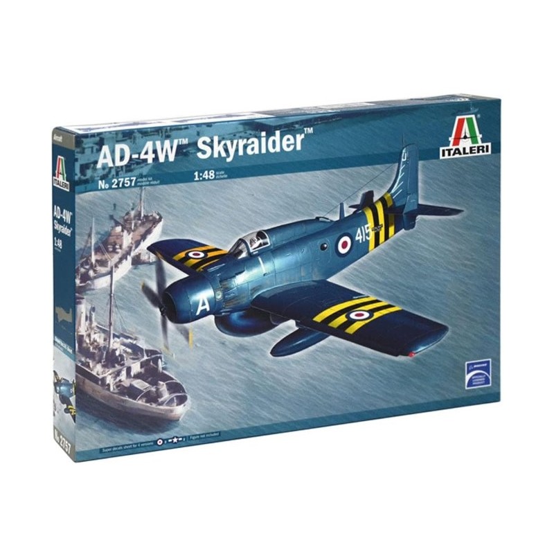 AVION AD4W SKYRAIDER ESCALA 1 A 48 PARA ARMAR