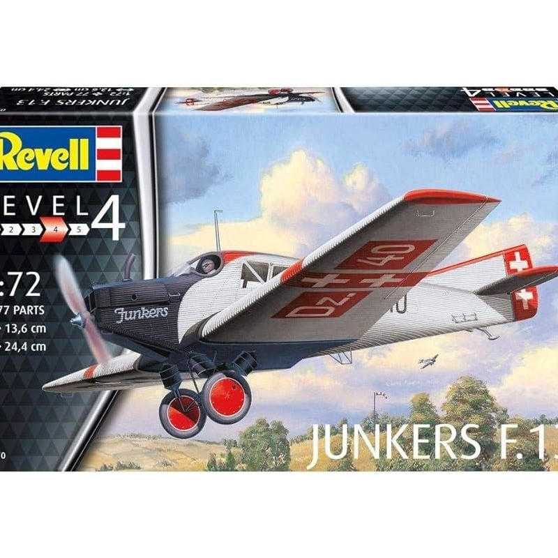 Junkers F13 kit de modelo de plastico a escala 1 a 72