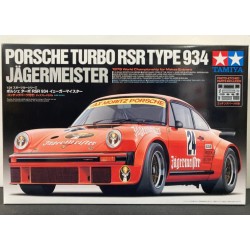 KIT DE MODELO DE COCHE DE CARRERA PORSCHE TURBO RSR TIPO 934 JAGERMEISTER