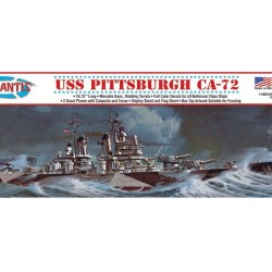 Kit de modelo de plastico barco USS PITTSBURGH CA72