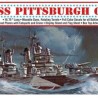 Kit de modelo de plastico barco USS PITTSBURGH CA72