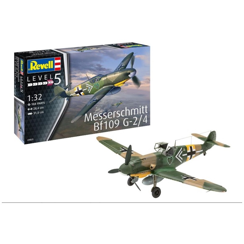 Messerschmitt Bf109 G24 Kit de modelo escala 1 a 32