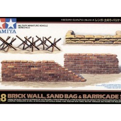 Set: Sand Bag, Brick Wall & Barricade